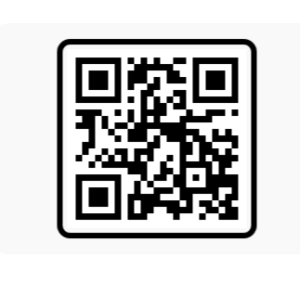 a qr code on a white background